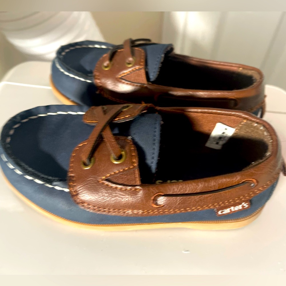 Toddler boy boat shoes, size 9c